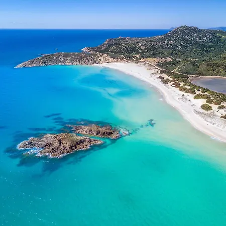 Casa Pintada Porto Pino, 500 Mt To Southsardiniaholidays * 포르토 피노