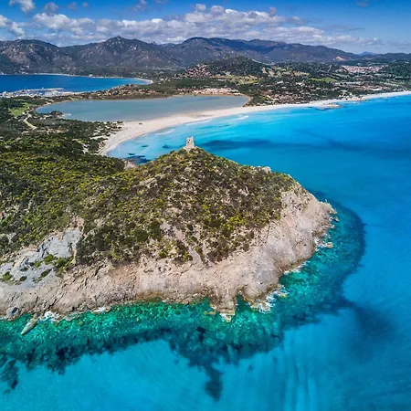 Casa Pintada Porto Pino, 500 Mt To Southsardiniaholidays Vakantiehuis *