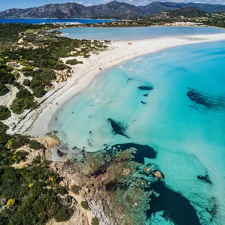 Casa Pintada Porto Pino, 500 Mt To Southsardiniaholidays Сasa de vacaciones *